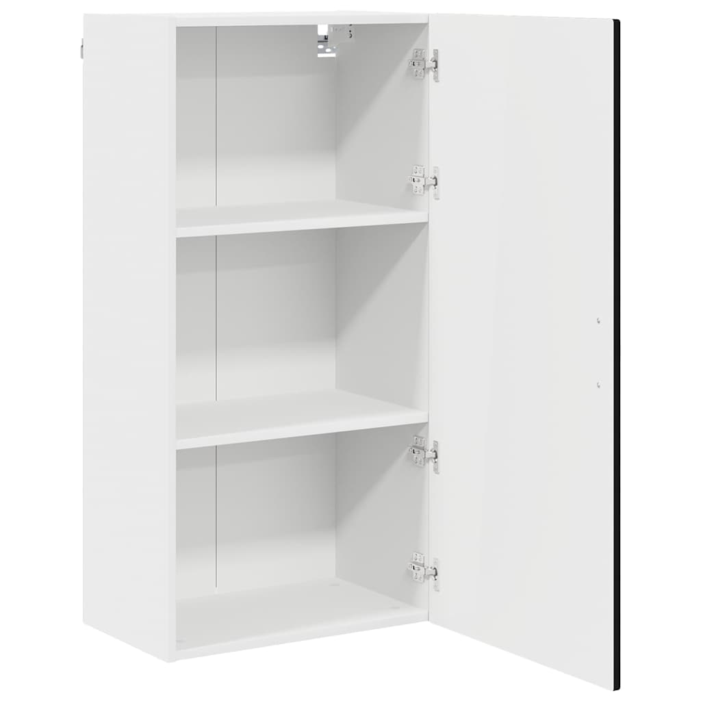 vidaXL Szafka ścienna PORTO Czarny 50 x 31 x 100 cm