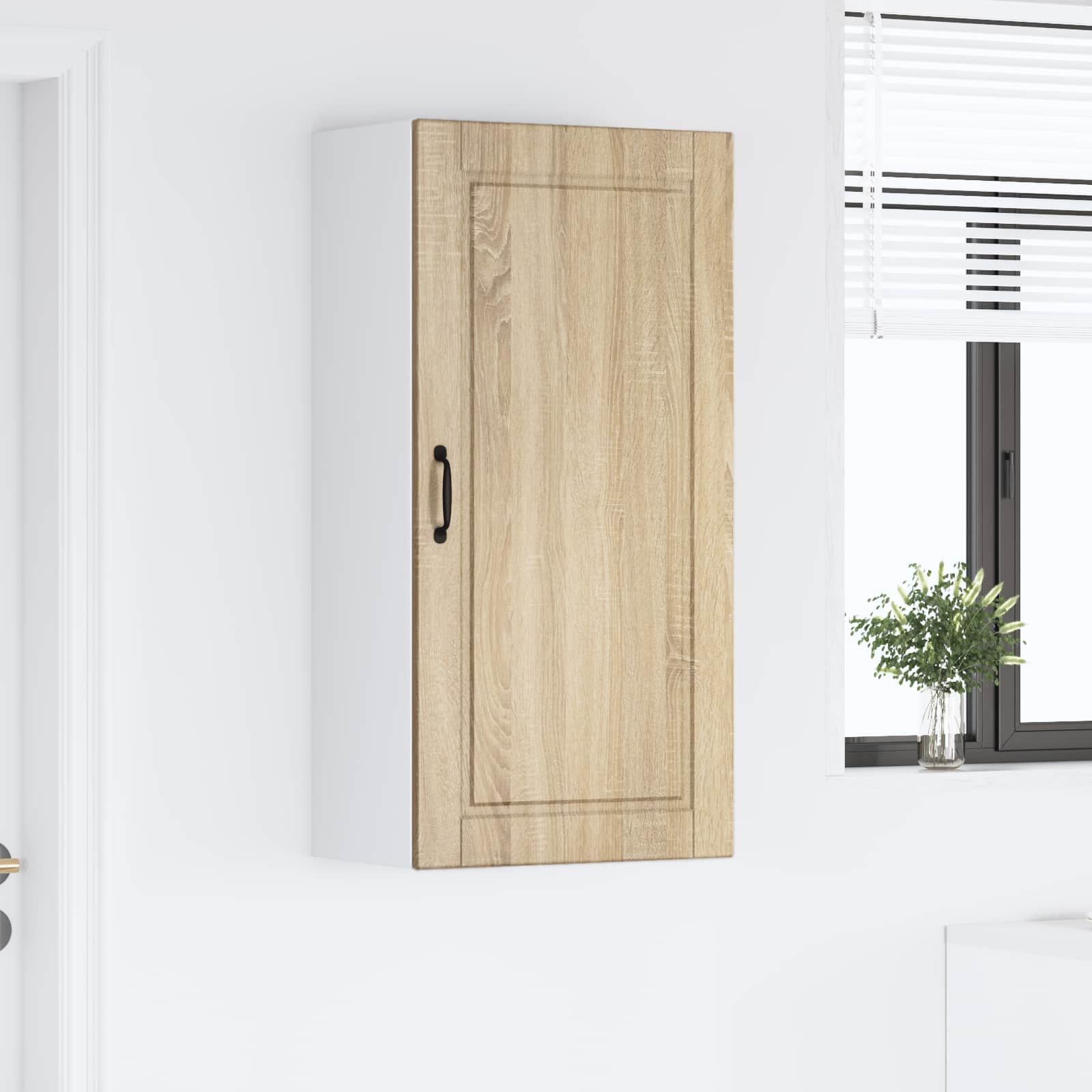 vidaXL Szafka ścienna PORTO Dąb Sonoma 50 x 31 x 100 cm