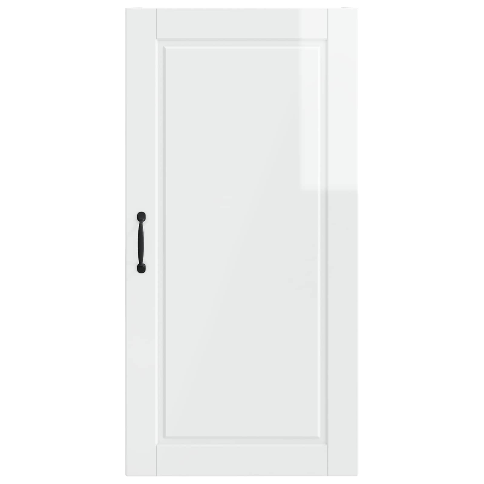 vidaXL Szafka ścienna PORTO Wysoki połysk biały 50 x 31 x 100 cm