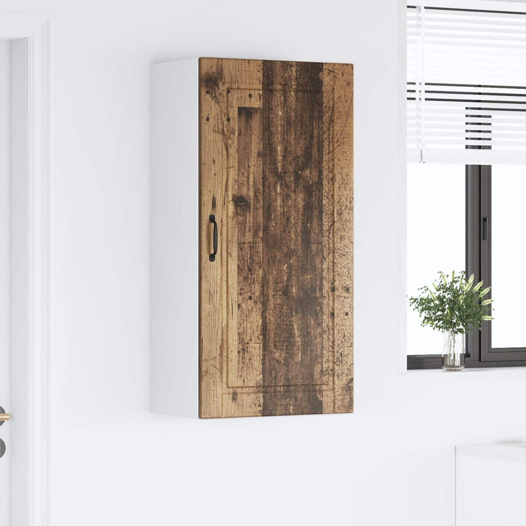 vidaXL Szafka ścienna PORTO Stare drewno 50 x 31 x 100 cm