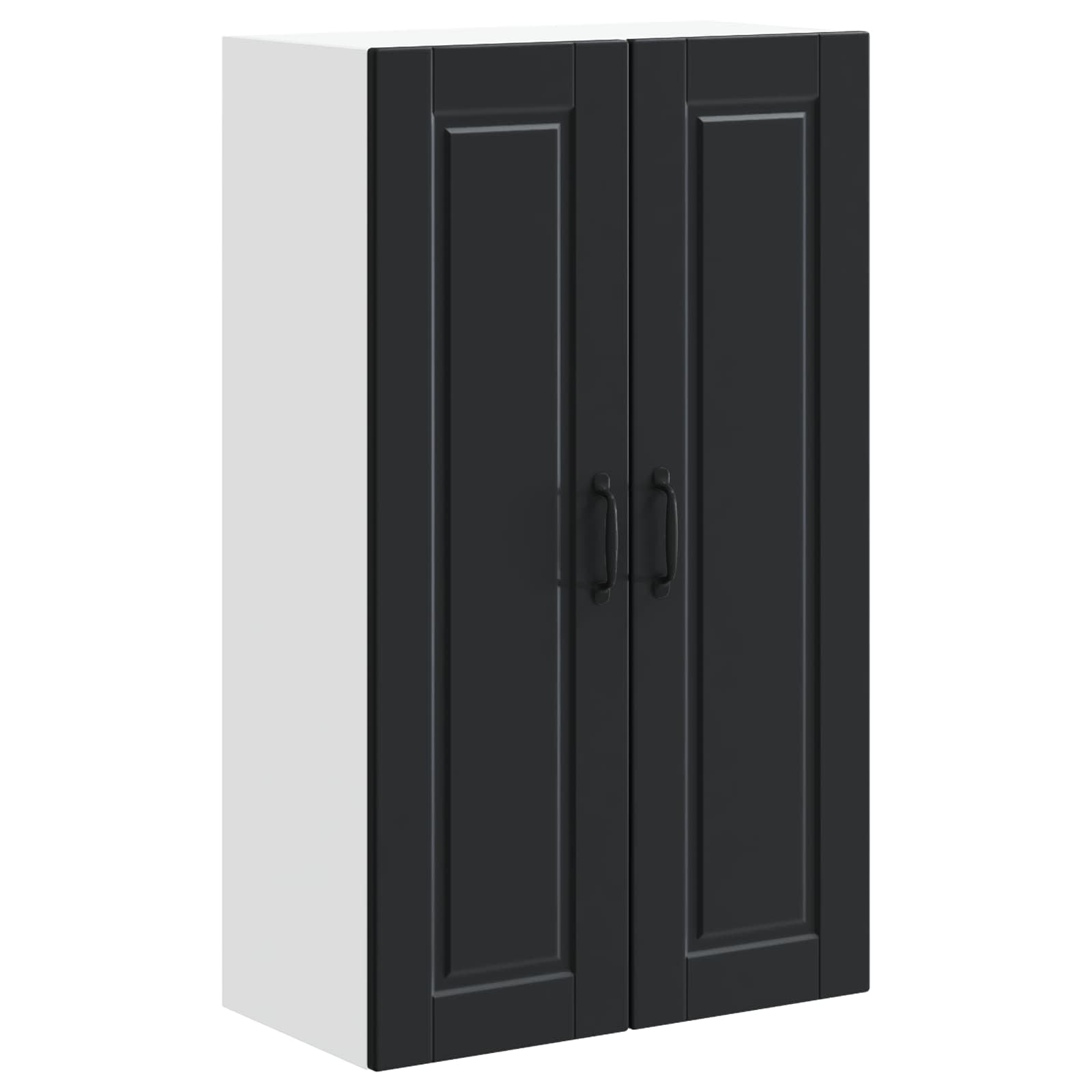 vidaXL Szafka ścienna PORTO Czarny 60 x 31 x 100 cm