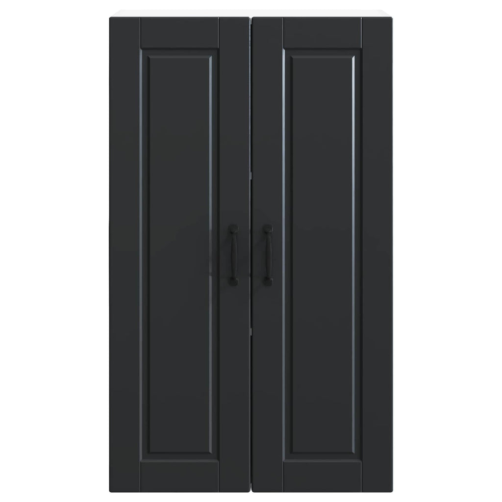 vidaXL Szafka ścienna PORTO Czarny 60 x 31 x 100 cm