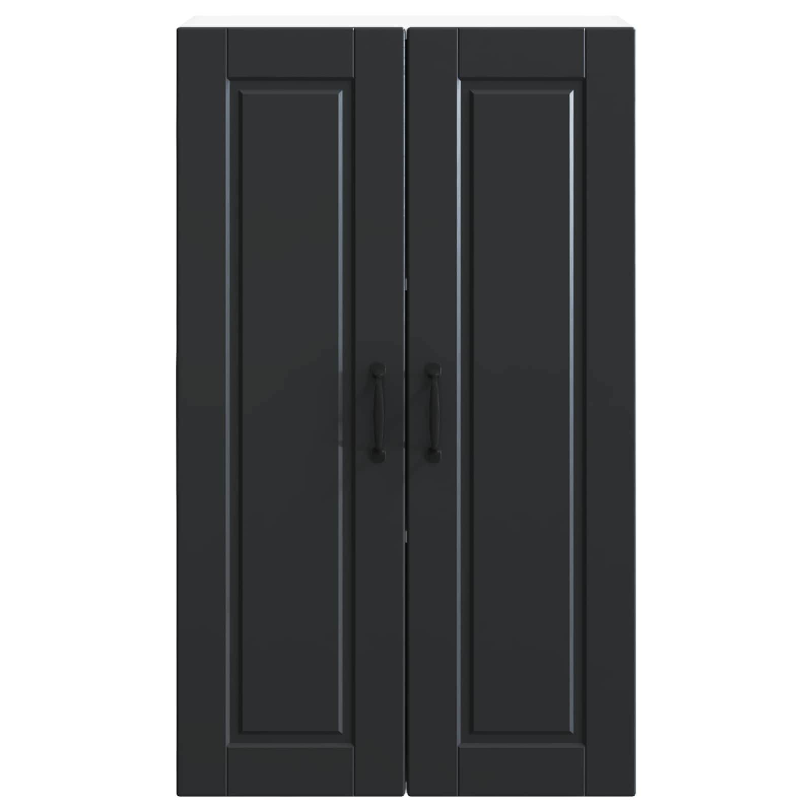 vidaXL Szafka ścienna PORTO Czarny 60 x 31 x 100 cm