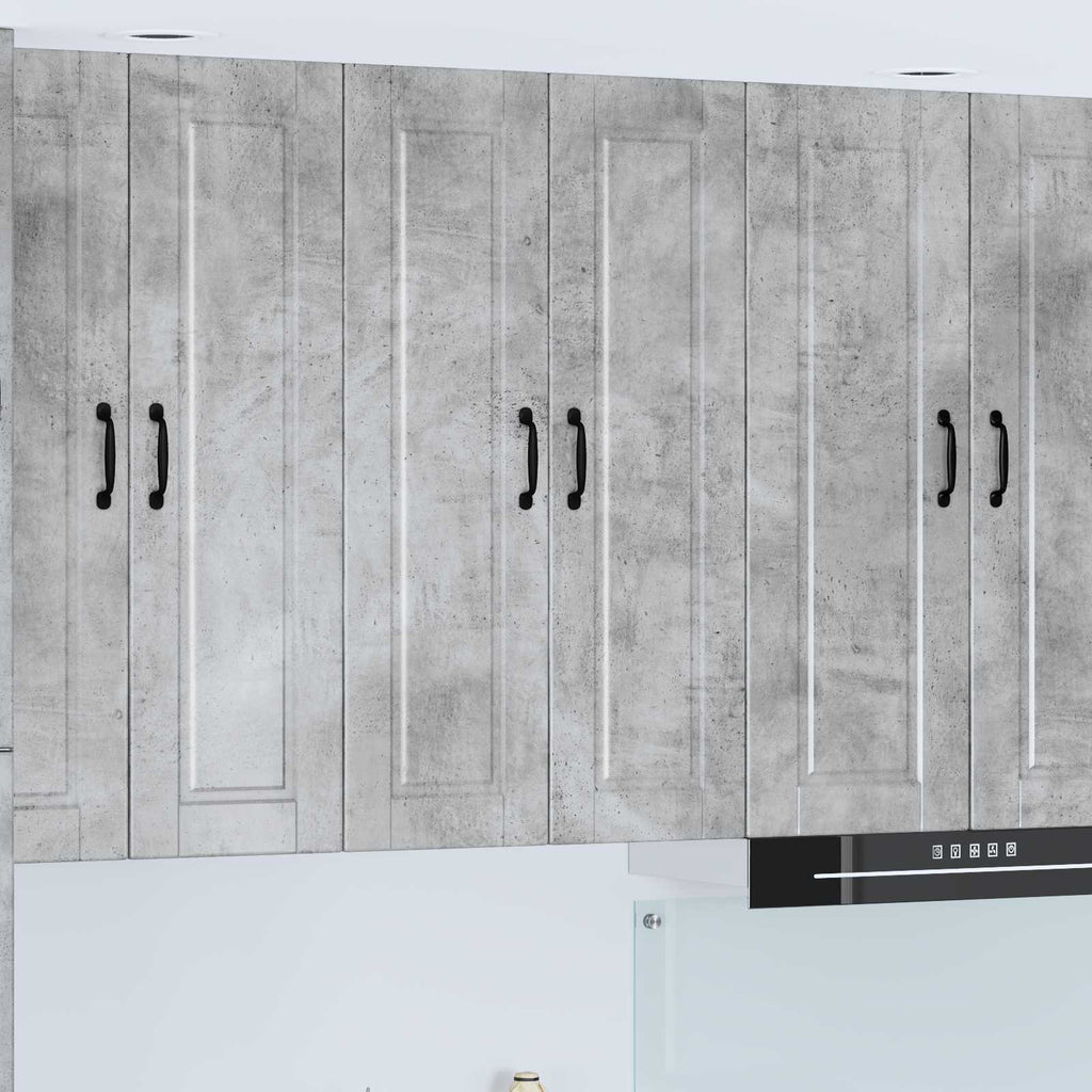 vidaXL Szafka ścienna PORTO Betonowy szary 60 x 31 x 100 cm