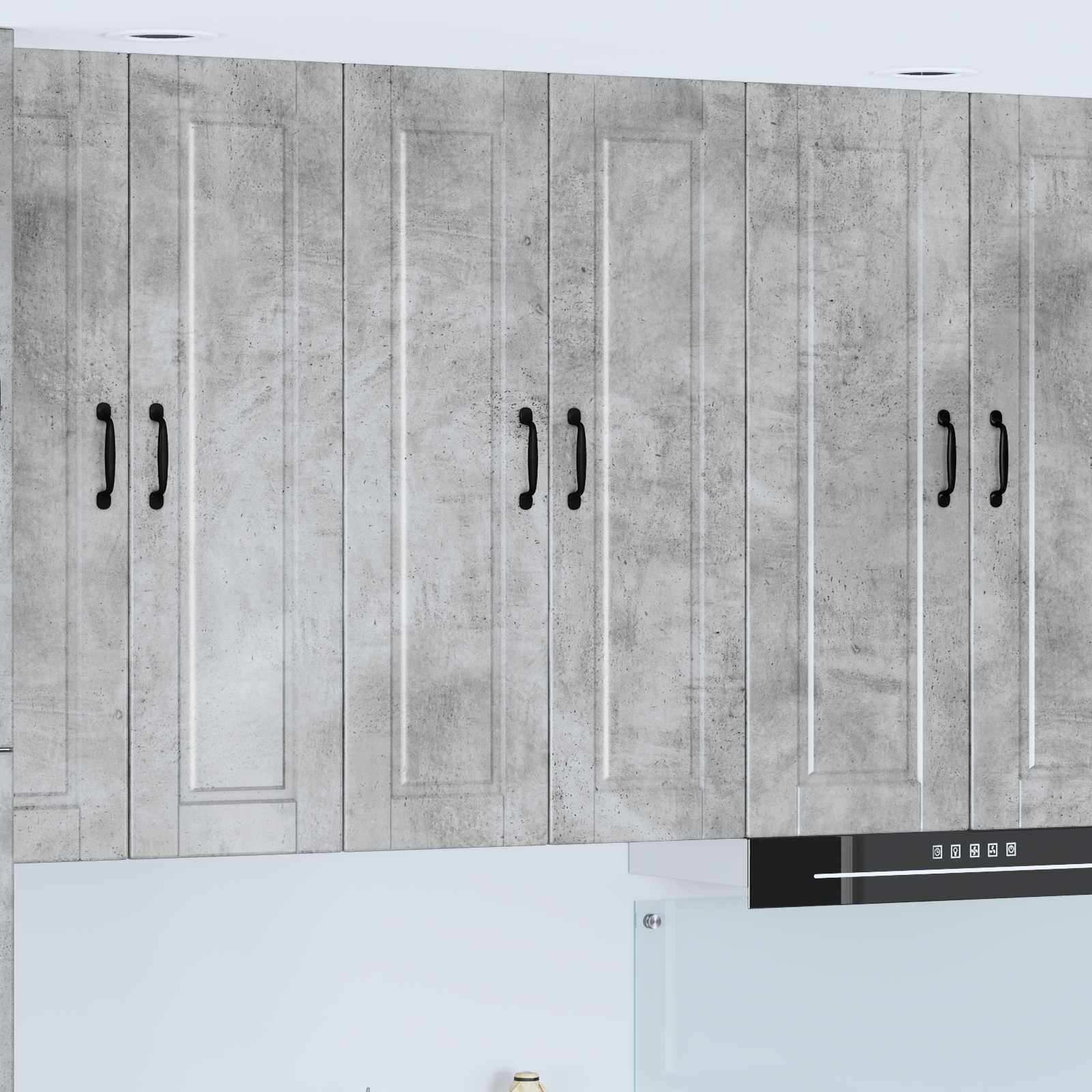 vidaXL Szafka ścienna PORTO Betonowy szary 60 x 31 x 100 cm