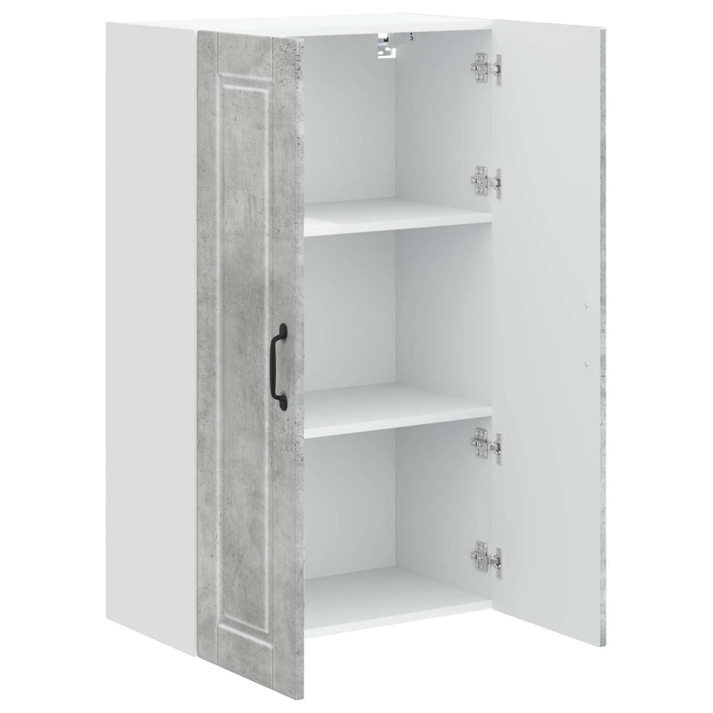 vidaXL Szafka ścienna PORTO Betonowy szary 60 x 31 x 100 cm