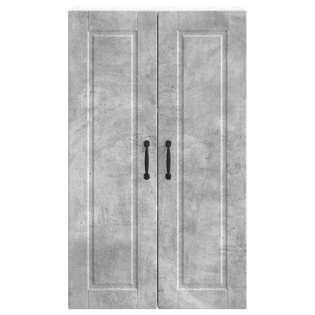 vidaXL Szafka ścienna PORTO Betonowy szary 60 x 31 x 100 cm