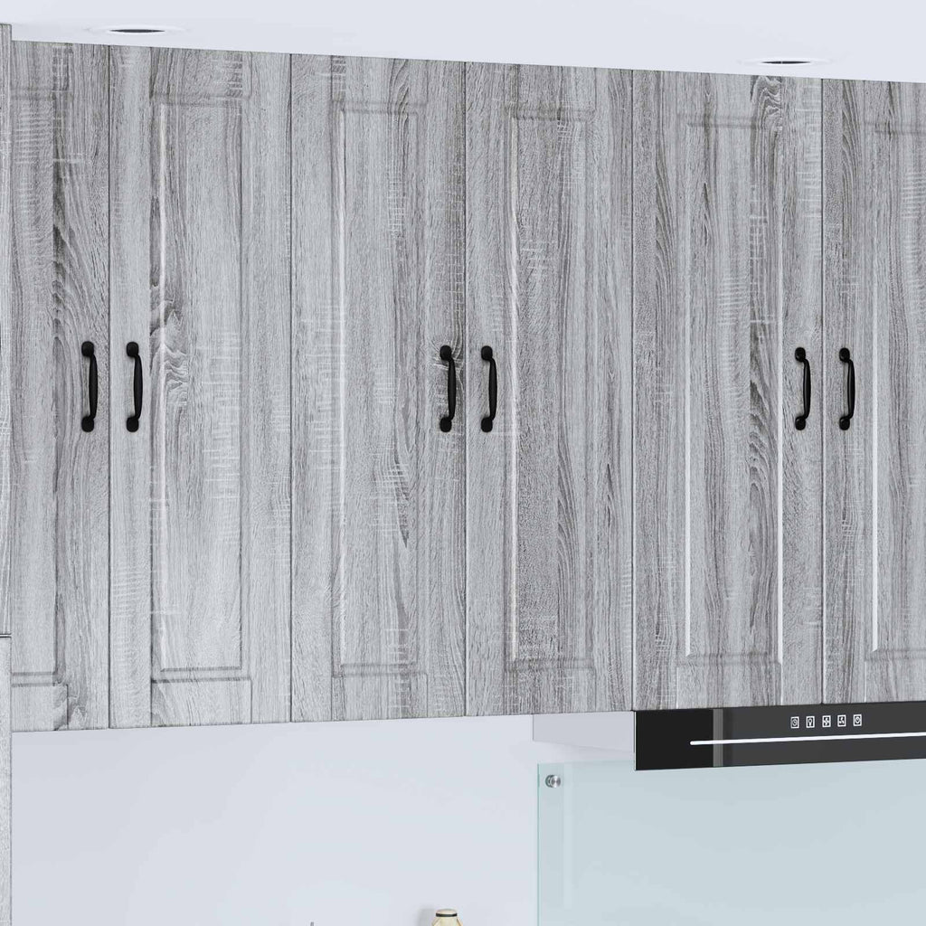 vidaXL Szafka ścienna PORTO Szary Sonoma 60 x 31 x 100 cm