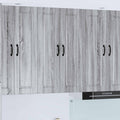 vidaXL Szafka ścienna PORTO Szary Sonoma 60 x 31 x 100 cm