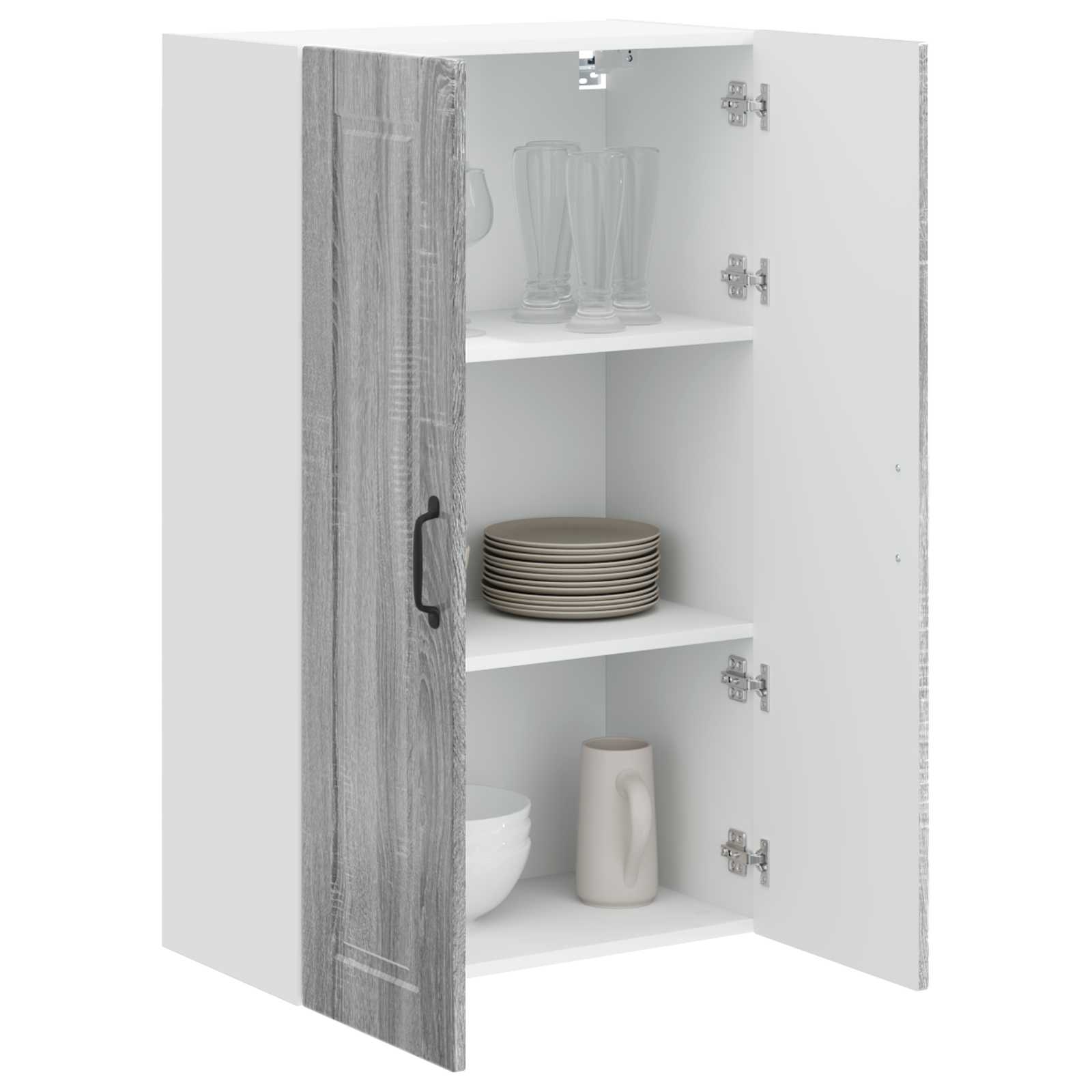 vidaXL Szafka ścienna PORTO Szary Sonoma 60 x 31 x 100 cm