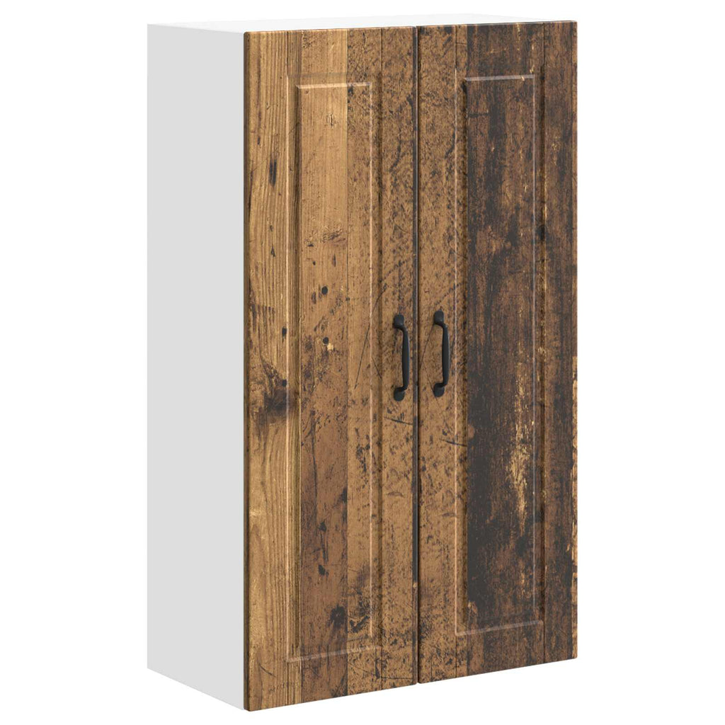 vidaXL Szafka ścienna PORTO Stare drewno 60 x 31 x 100 cm