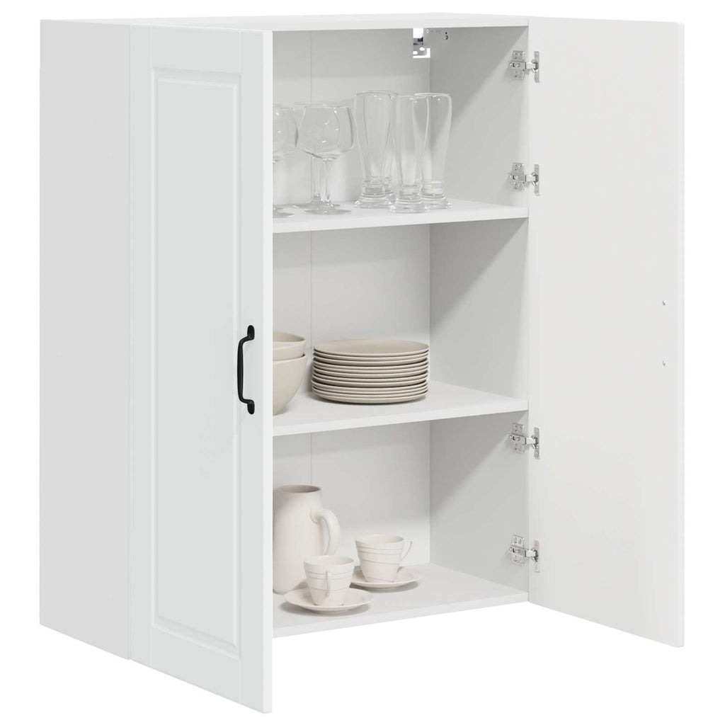 vidaXL Szafka ścienna PORTO Biały 80 x 31 x 100 cm