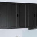 vidaXL Szafka ścienna PORTO Czarny 80 x 31 x 100 cm
