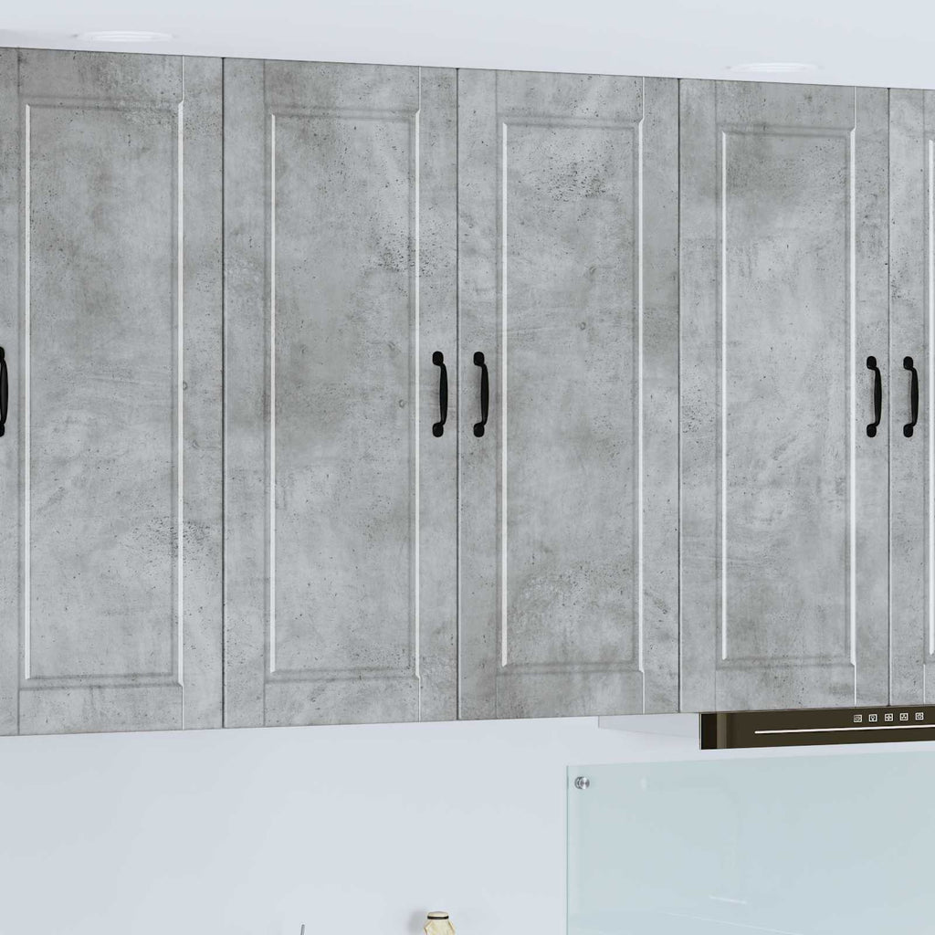 vidaXL Szafka ścienna PORTO Betonowy szary 80 x 31 x 100 cm