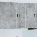vidaXL Szafka ścienna PORTO Betonowy szary 80 x 31 x 100 cm