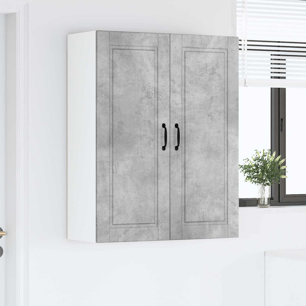 vidaXL Szafka ścienna PORTO Betonowy szary 80 x 31 x 100 cm