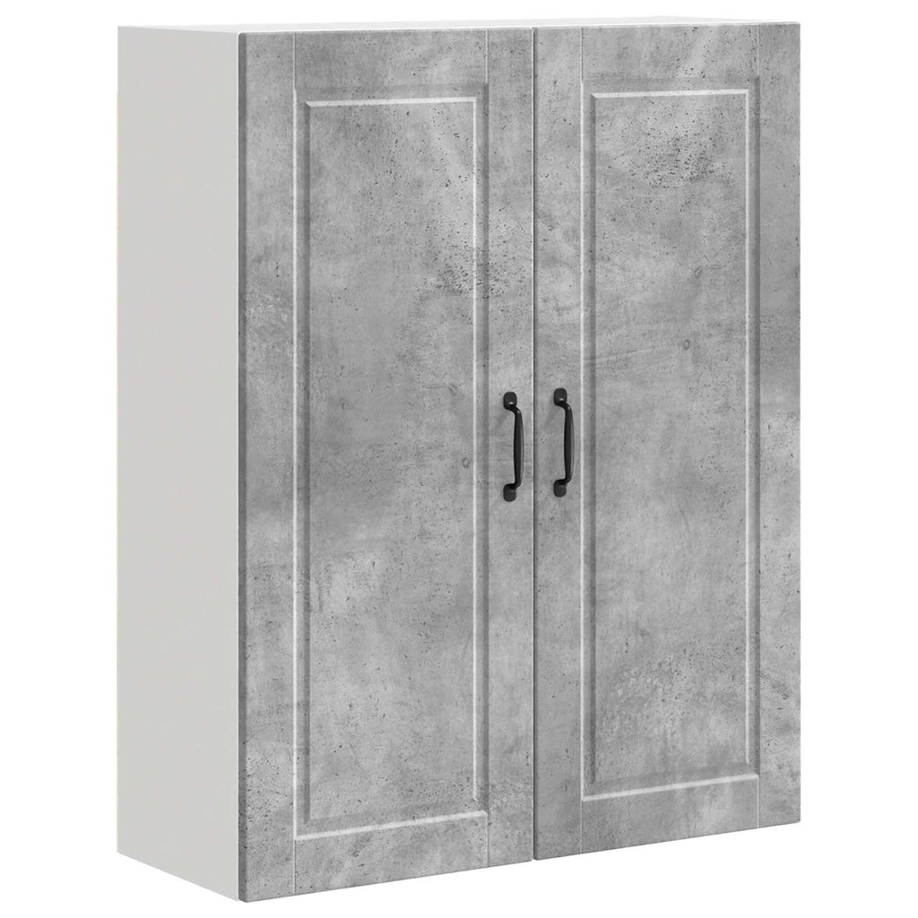vidaXL Szafka ścienna PORTO Betonowy szary 80 x 31 x 100 cm