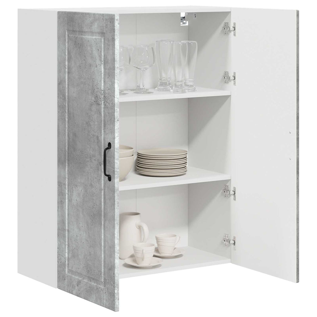 vidaXL Szafka ścienna PORTO Betonowy szary 80 x 31 x 100 cm