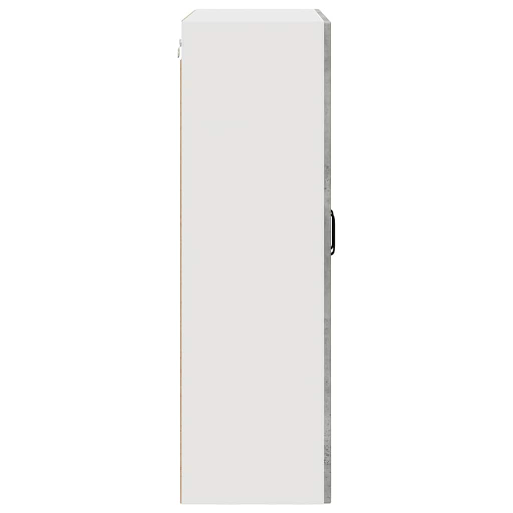 vidaXL Szafka ścienna PORTO Betonowy szary 80 x 31 x 100 cm