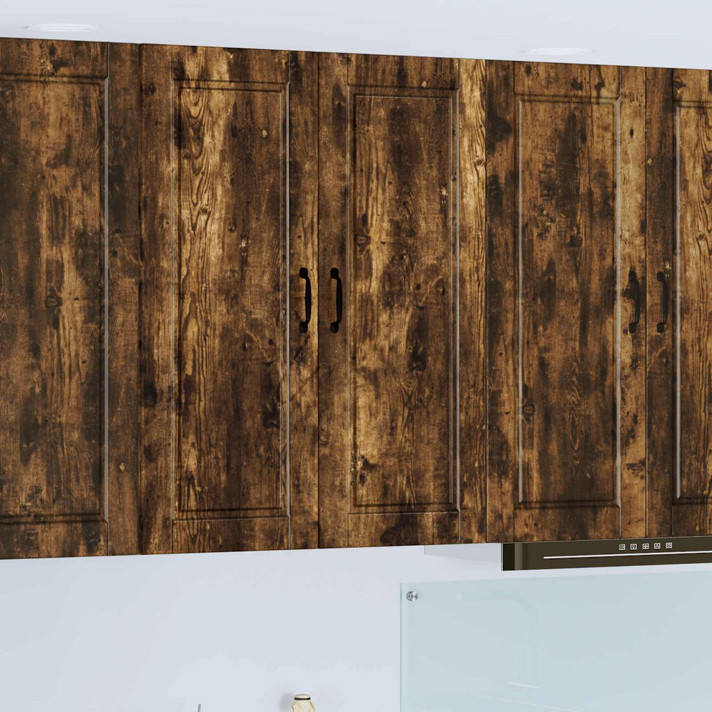 vidaXL Szafka ścienna PORTO Dąb wędzony 80 x 31 x 100 cm
