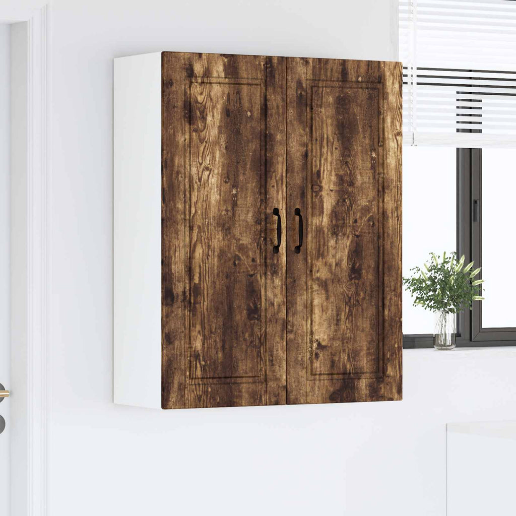 vidaXL Szafka ścienna PORTO Dąb wędzony 80 x 31 x 100 cm