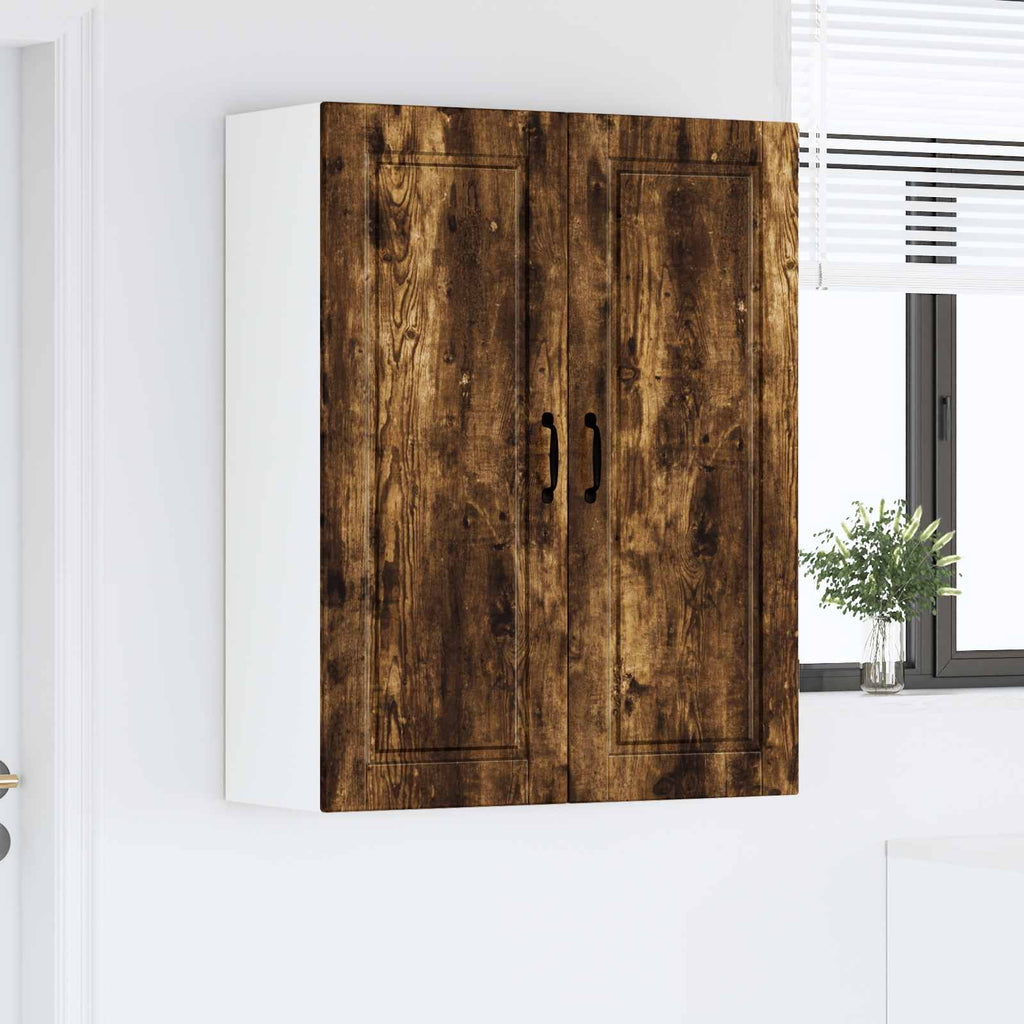vidaXL Szafka ścienna PORTO Dąb wędzony 80 x 31 x 100 cm
