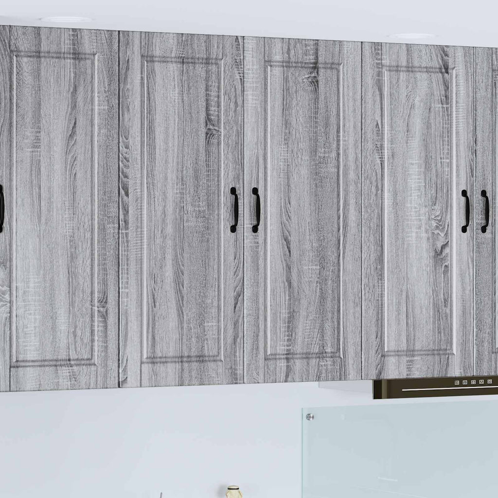 vidaXL Szafka ścienna PORTO Szary Sonoma 80 x 31 x 100 cm