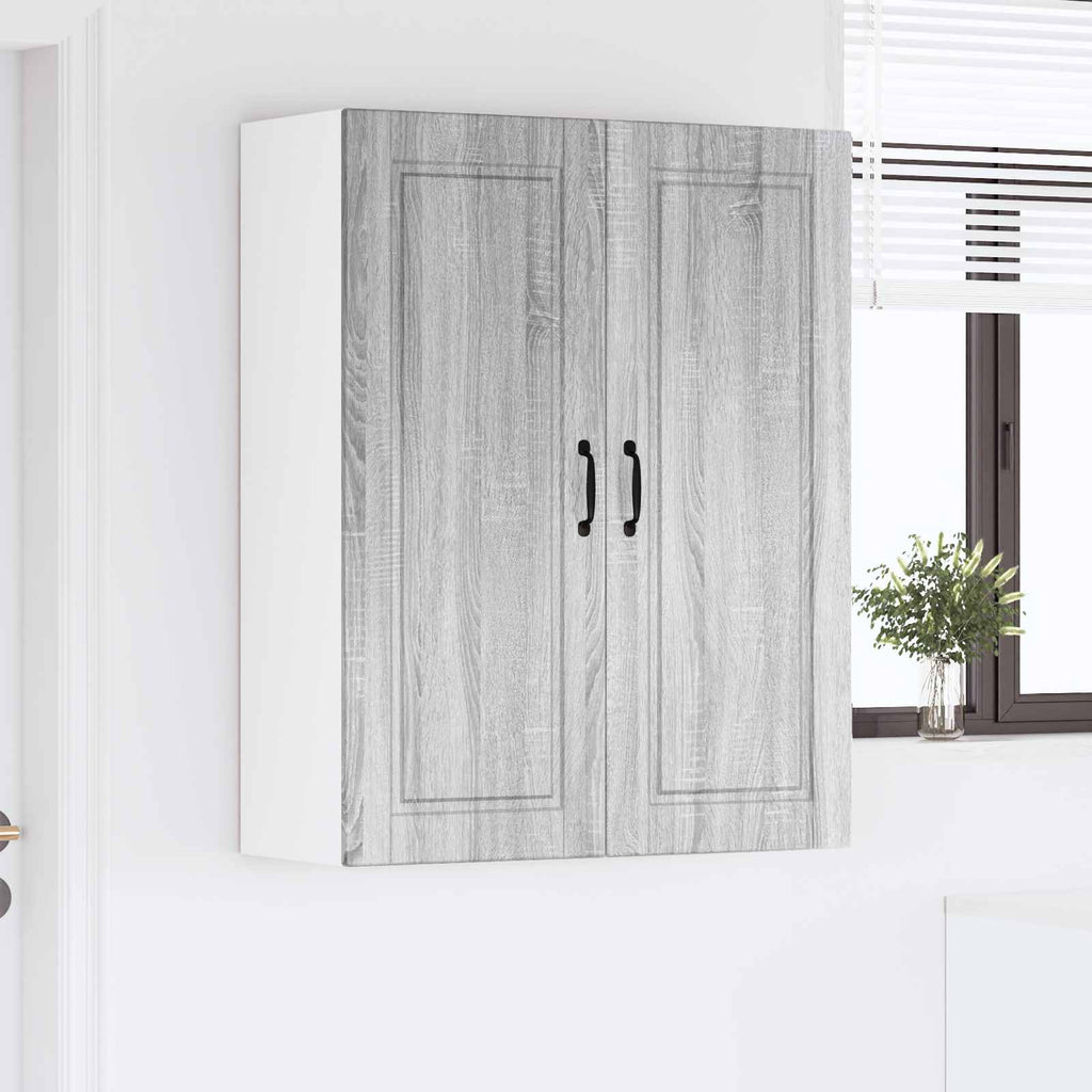 vidaXL Szafka ścienna PORTO Szary Sonoma 80 x 31 x 100 cm