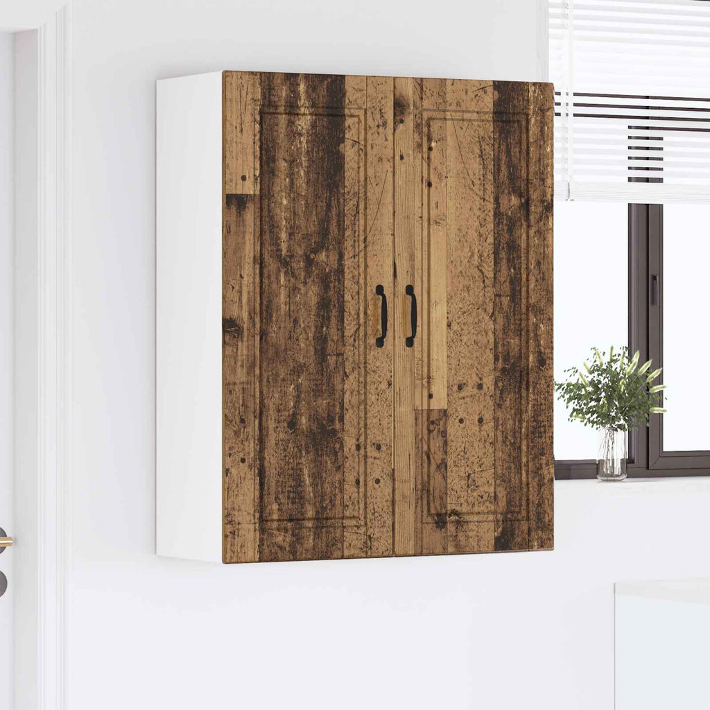 vidaXL Szafka ścienna PORTO Stare drewno 80 x 31 x 100 cm