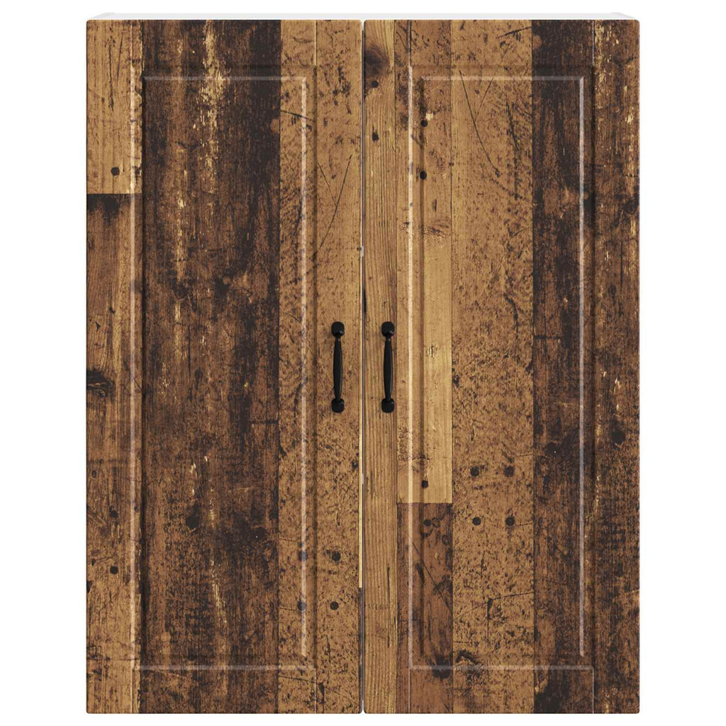 vidaXL Szafka ścienna PORTO Stare drewno 80 x 31 x 100 cm