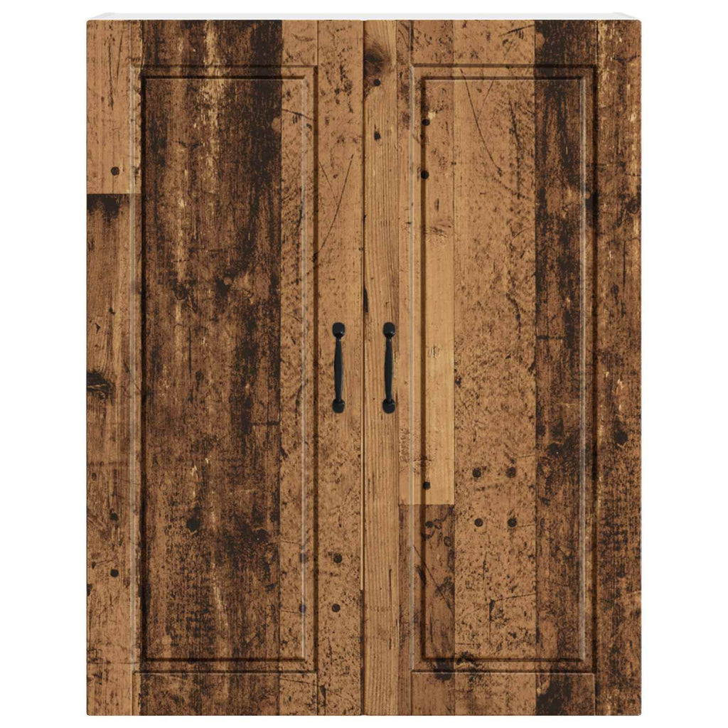 vidaXL Szafka ścienna PORTO Stare drewno 80 x 31 x 100 cm