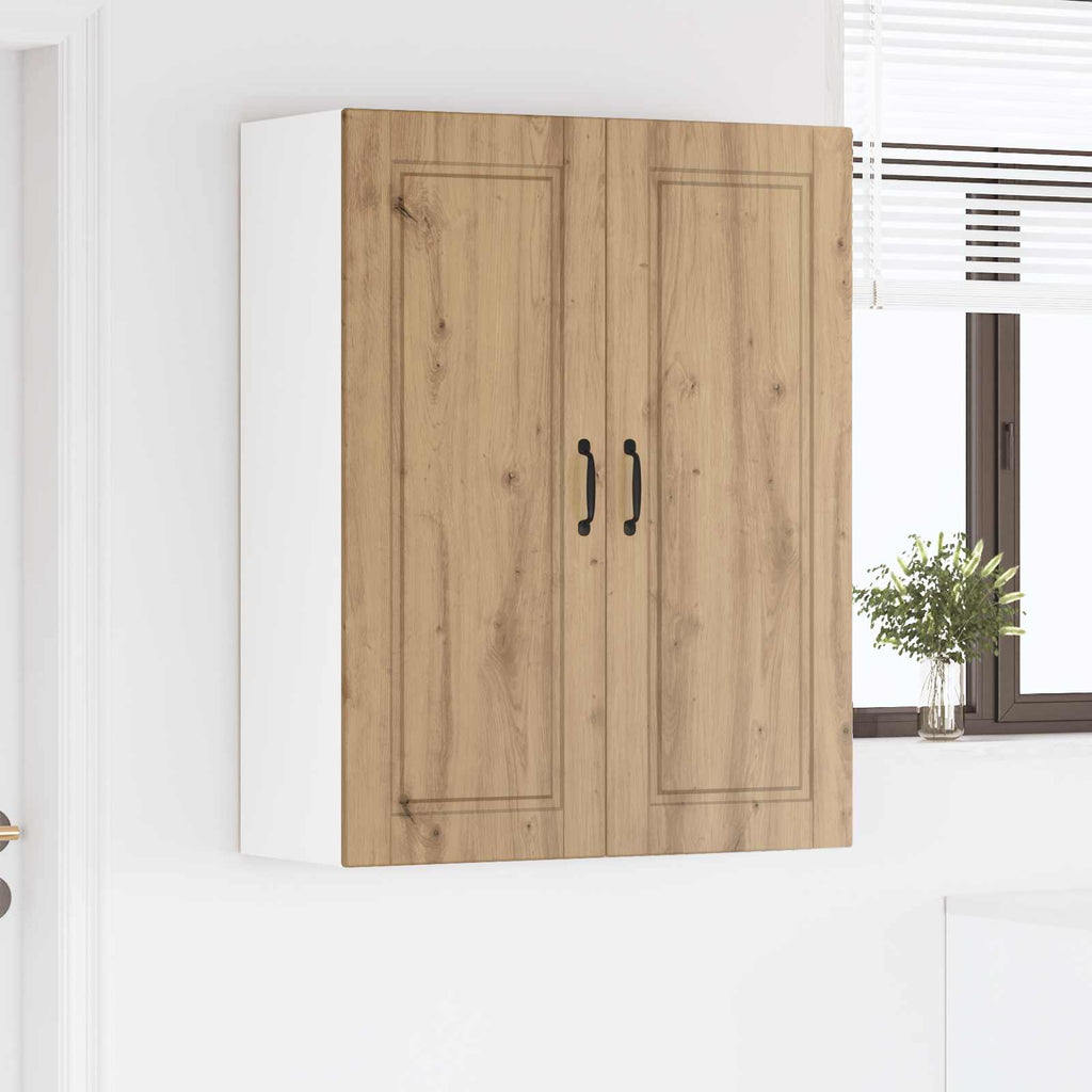 vidaXL Szafka ścienna PORTO Dąb rzemieślniczy 80 x 31 x 100 cm