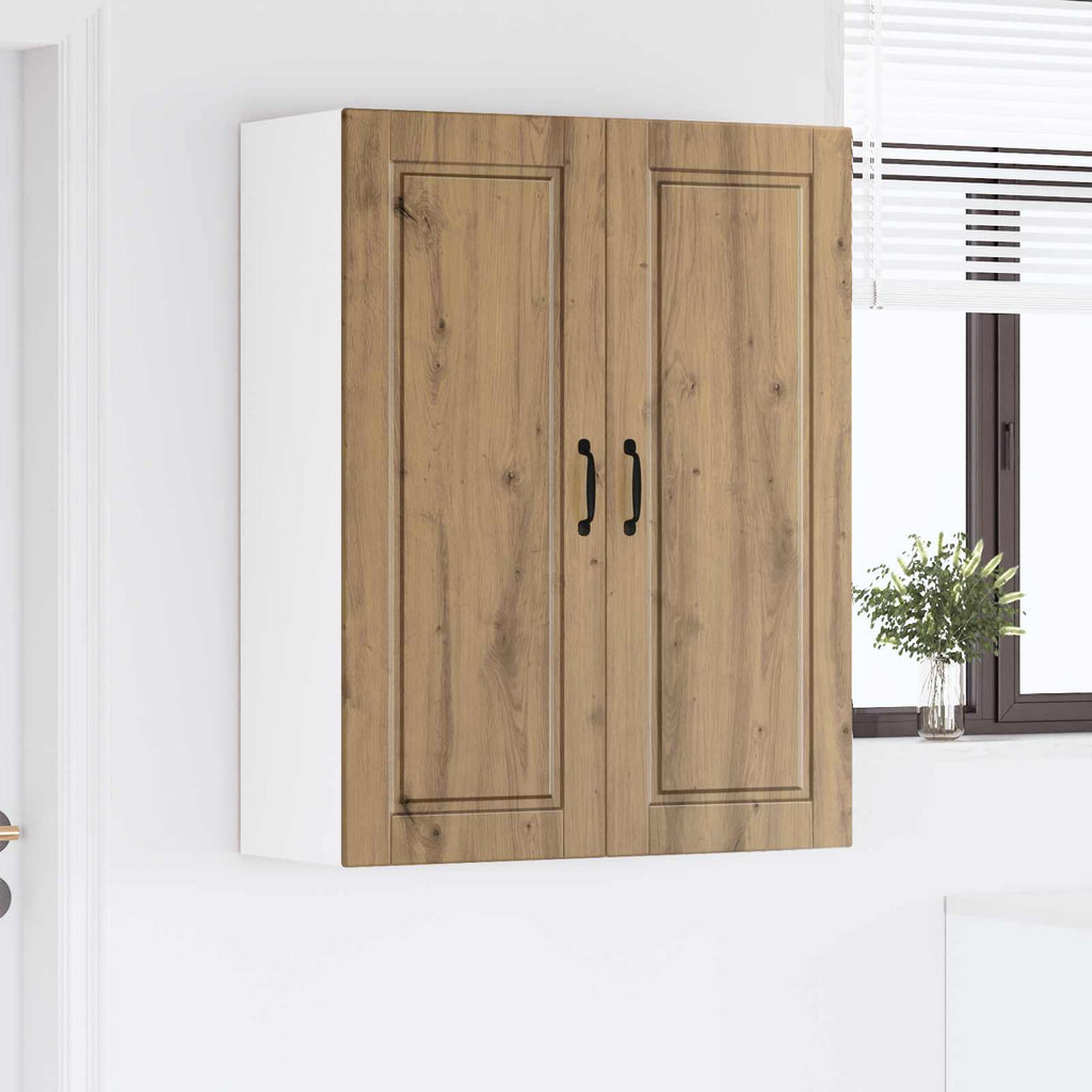 vidaXL Szafka ścienna PORTO Dąb rzemieślniczy 80 x 31 x 100 cm