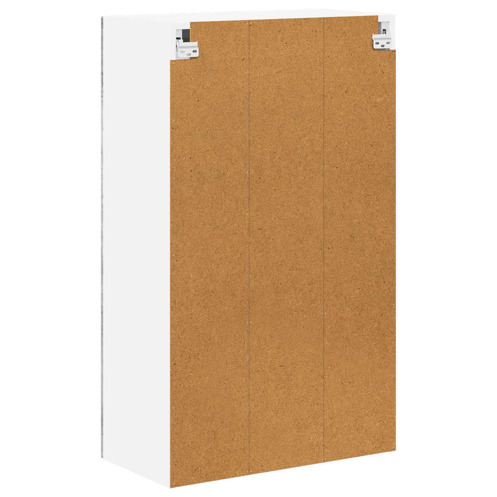 vidaXL Szafka szklana na ścianę PORTO Betonowy szary 60 x 31 x 100 cm