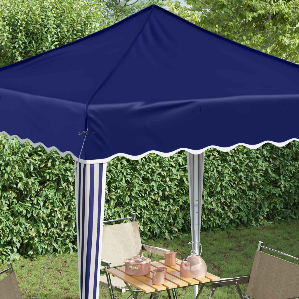 vidaXL Namiot imprezowy rozkładany 195 x 195 x 245 cm niebieski