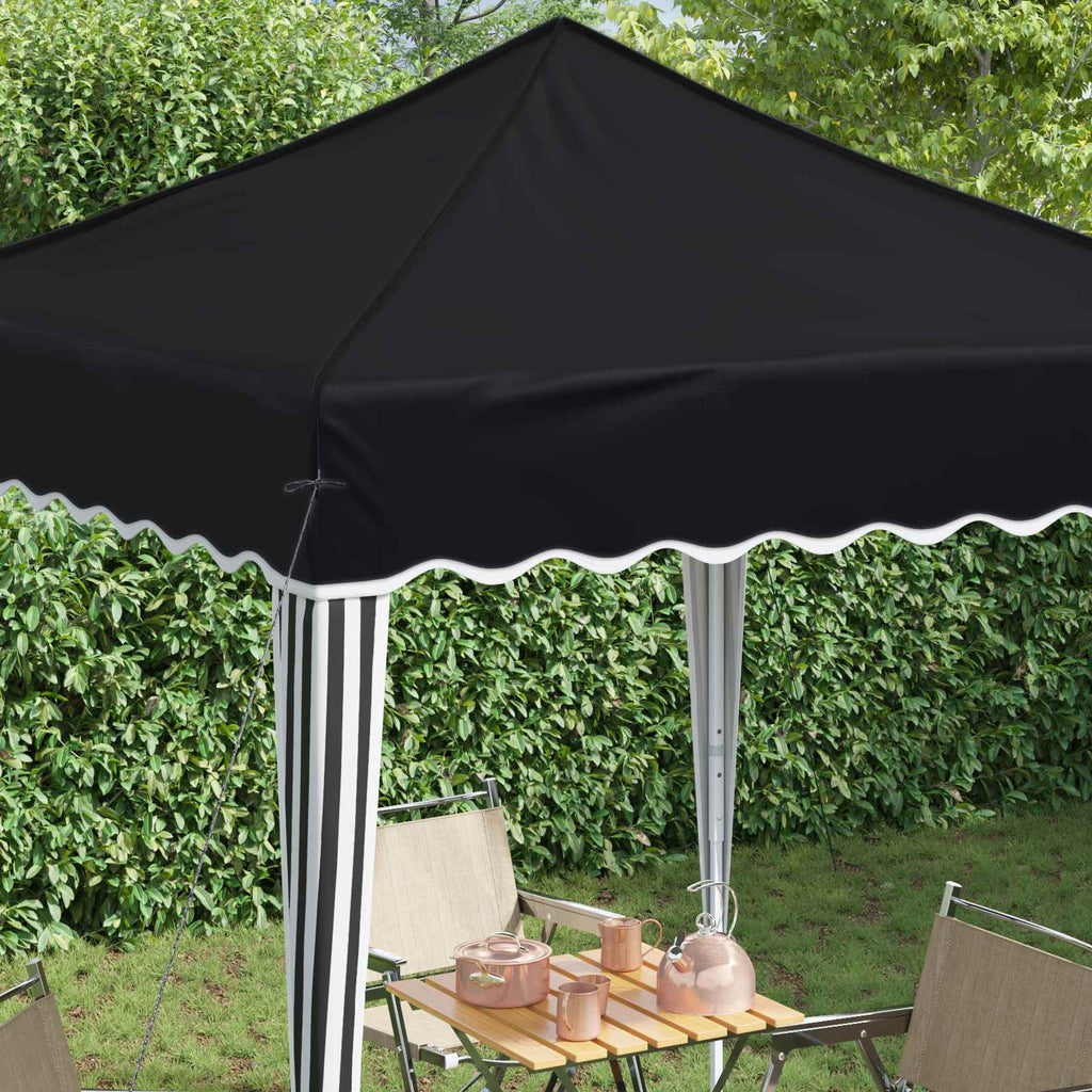 vidaXL Namiot imprezowy rozkładany 195 x 195 x 245 cm antracytowy
