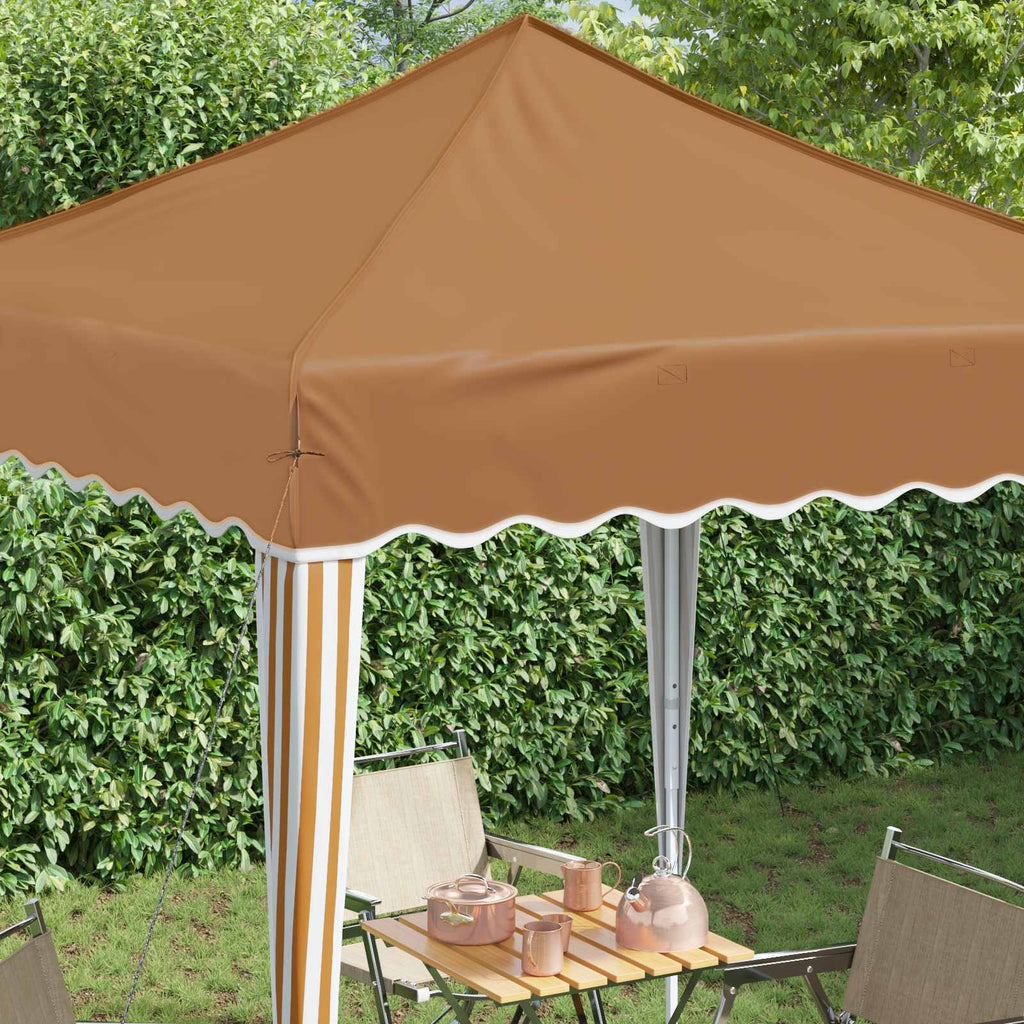 vidaXL Namiot imprezowy rozkładany 195 x 195 x 245 cm Beżowy