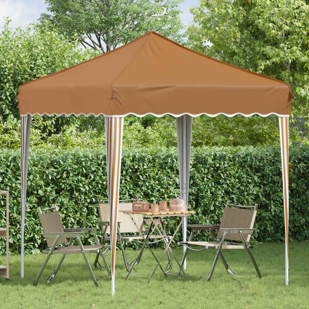 vidaXL Namiot imprezowy rozkładany 195 x 195 x 245 cm Beżowy