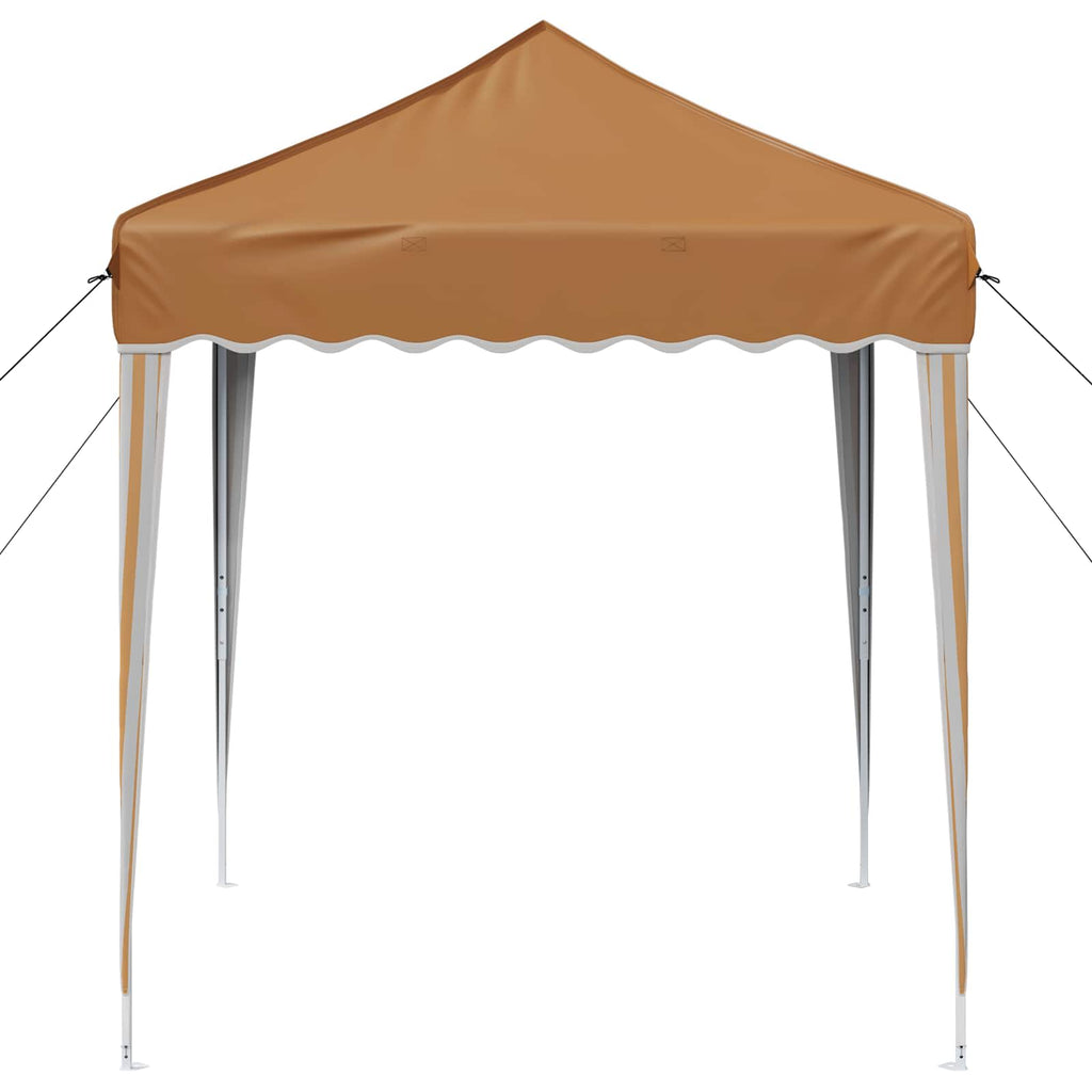 vidaXL Namiot imprezowy rozkładany 195 x 195 x 245 cm Beżowy