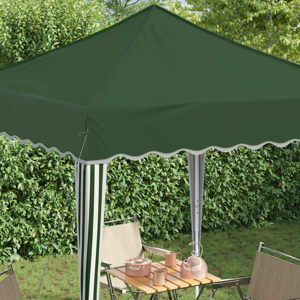 vidaXL Namiot imprezowy rozkładany 195 x 195 x 245 cm zielony