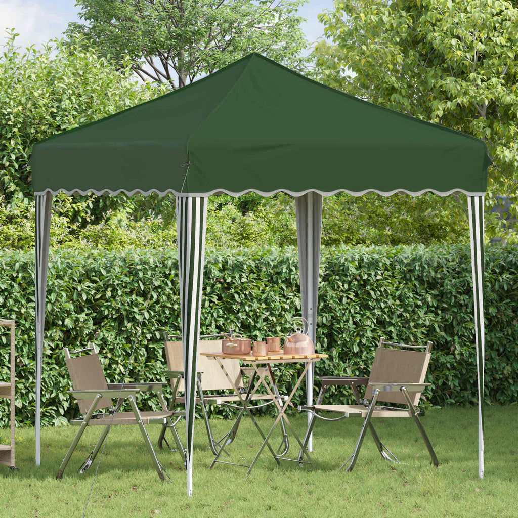 vidaXL Namiot imprezowy rozkładany 195 x 195 x 245 cm zielony