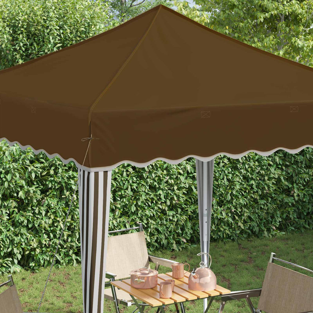 vidaXL Namiot imprezowy rozkładany 195 x 195 x 245 cm Ciemnoszary