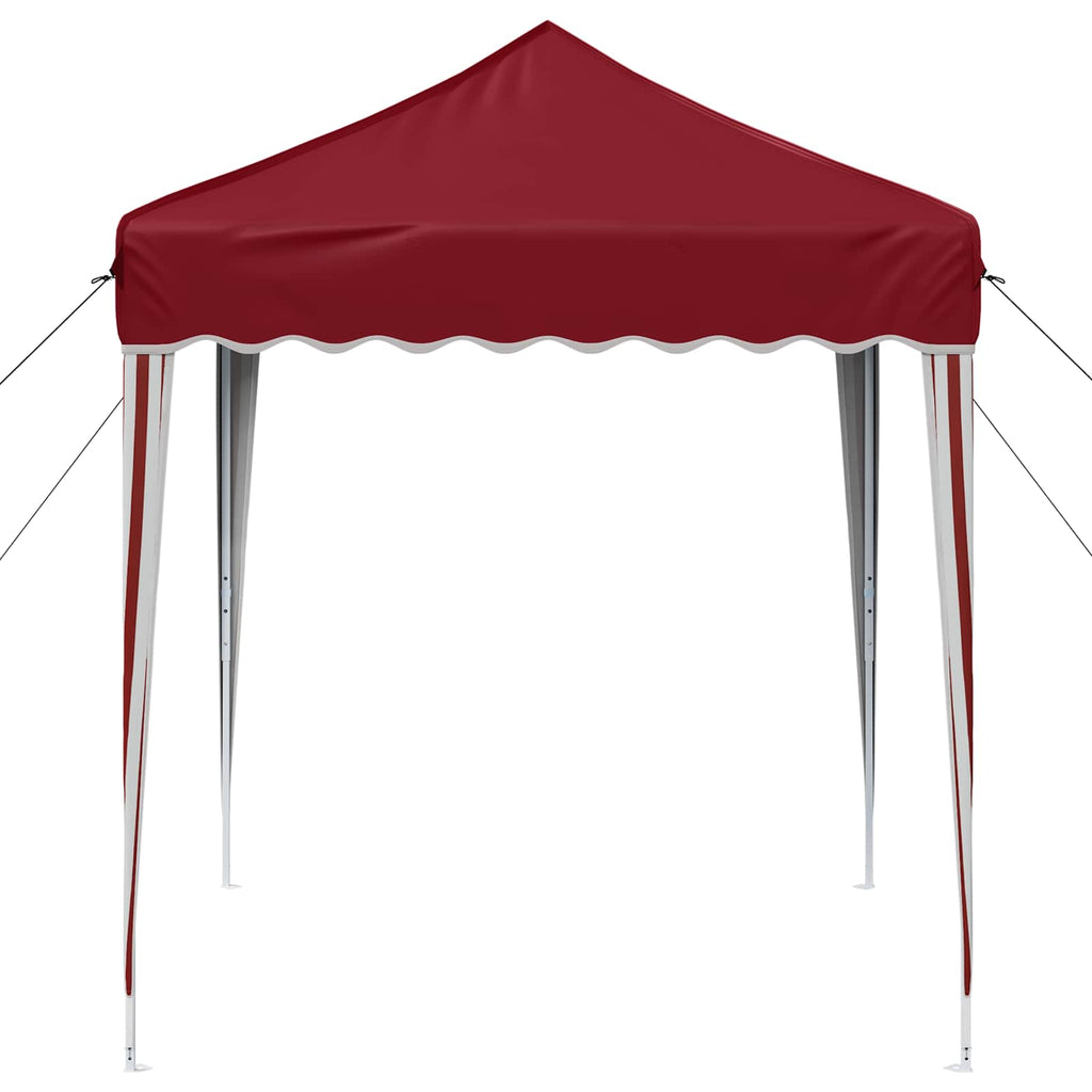 vidaXL Namiot imprezowy rozkładany 195 x 195 x 245 cm bordowy