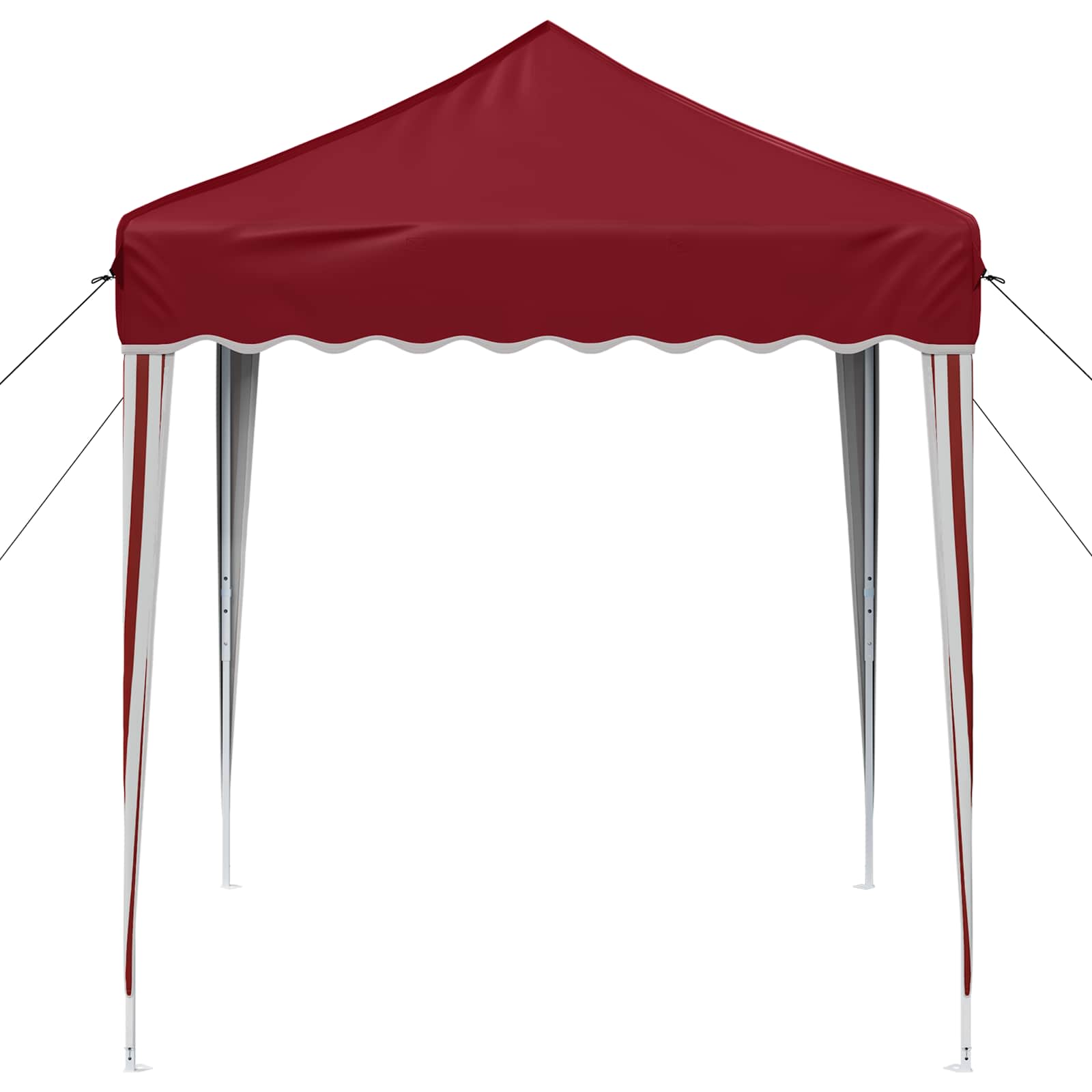 vidaXL Namiot imprezowy rozkładany 195 x 195 x 245 cm bordowy