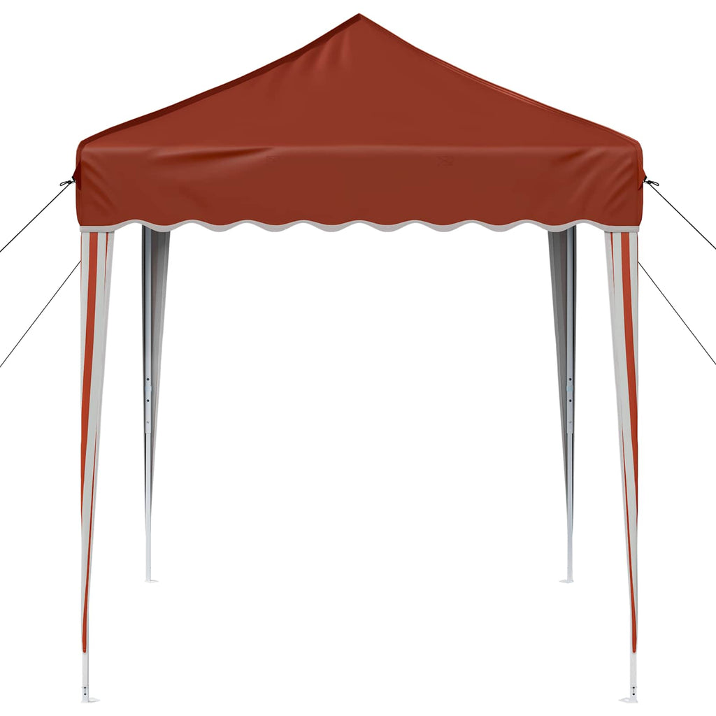 vidaXL Namiot imprezowy rozkładany 195 x 195 x 245 cm terakota