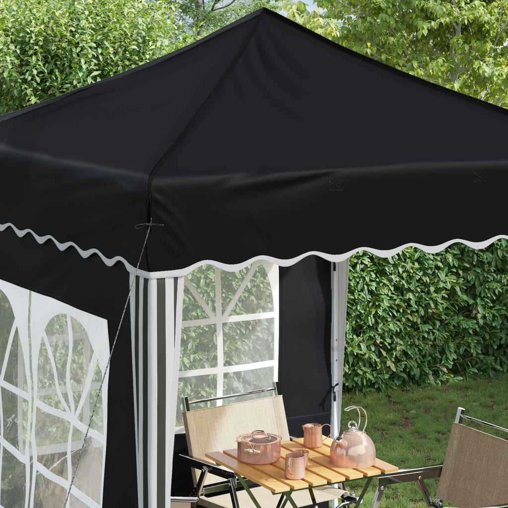 vidaXL Namiot imprezowy rozkładany 195 x 195 x 245 cm antracytowy