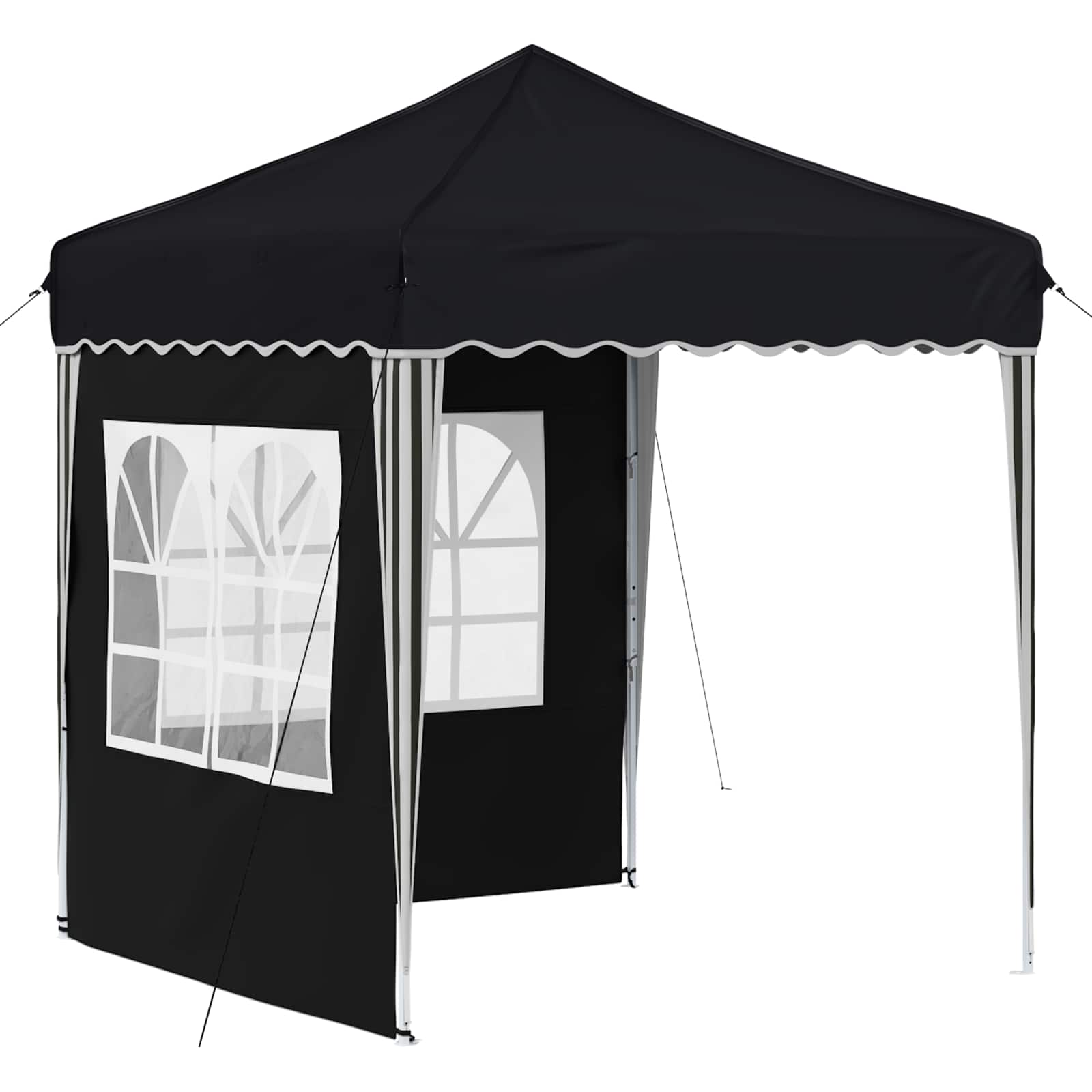 vidaXL Namiot imprezowy rozkładany 195 x 195 x 245 cm antracytowy
