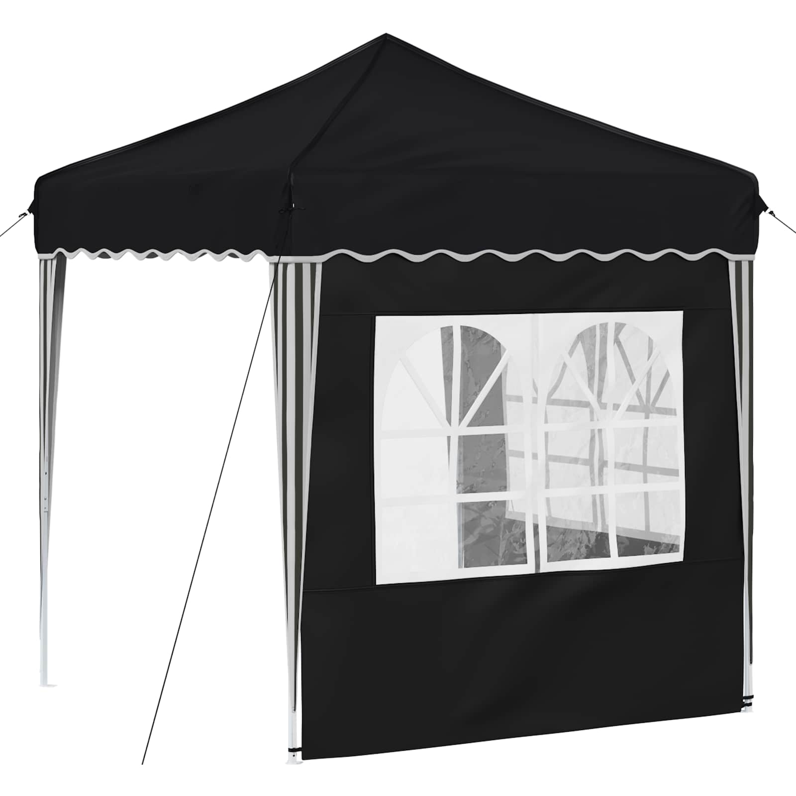 vidaXL Namiot imprezowy rozkładany 195 x 195 x 245 cm antracytowy