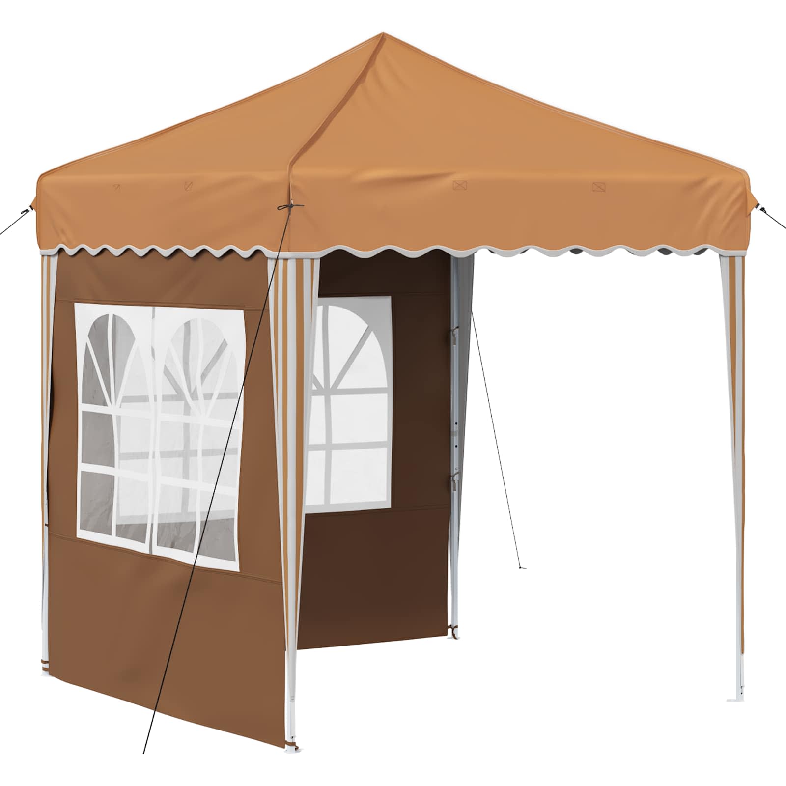 vidaXL Namiot imprezowy rozkładany 195 x 195 x 245 cm Beżowy