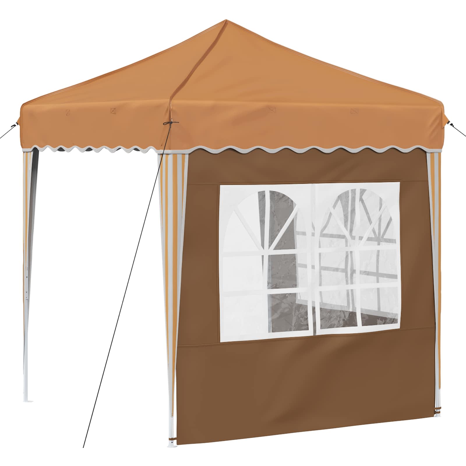 vidaXL Namiot imprezowy rozkładany 195 x 195 x 245 cm Beżowy